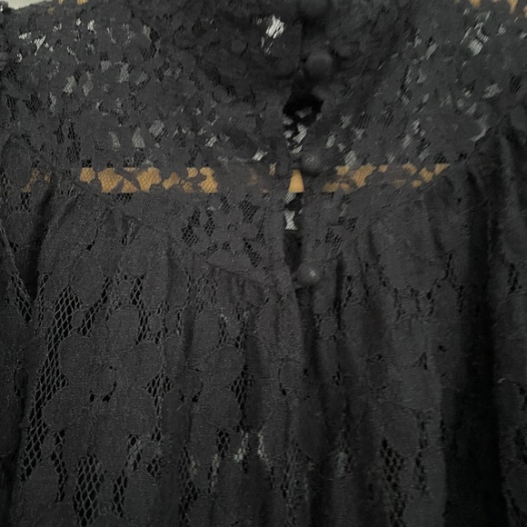 Isabel Marant étoile black lace top perfect French design size 38 (US size 6-8) - Picture 6 of 12